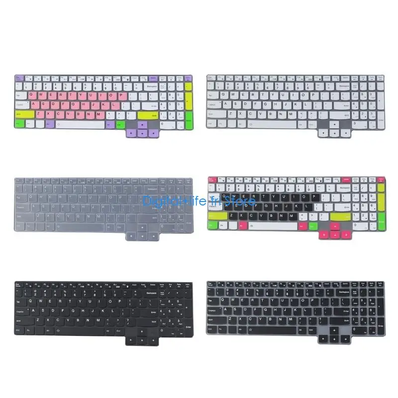 E06D Silicone Keyboards Cover for R9000P/R7000/Y9000 Waterproof and Dustproof Protects Against Spills and Debris