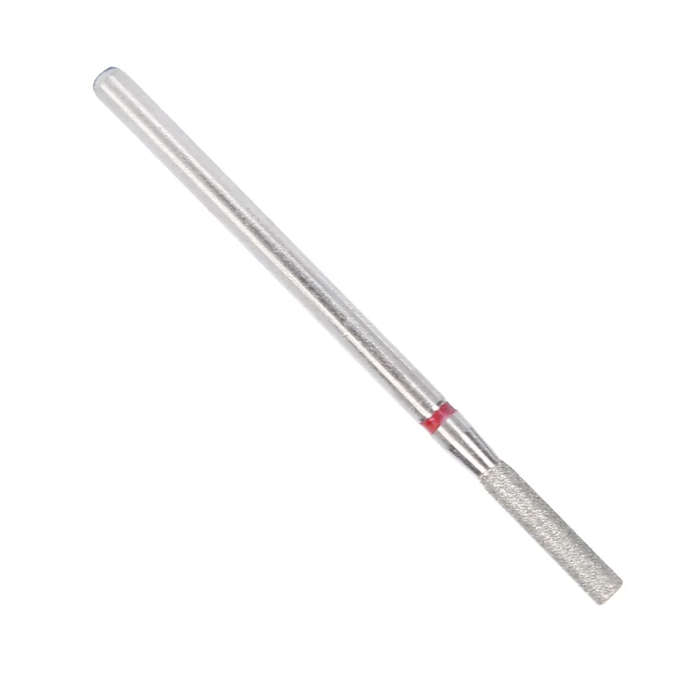 50pcs Flat Head Flat Head Nail Drill Bits Cuticle Clean F-3.3mm Nail Sanding Heads Dead Skin Removal F2-2.35mm