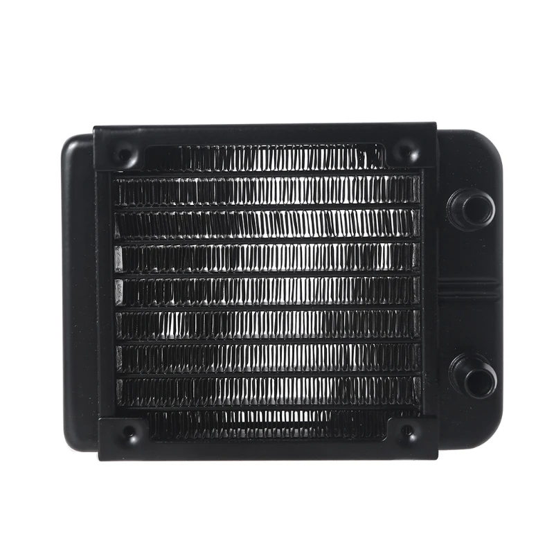 DIY Liquid Cooling System High-Density Fins 8-Row Tubes Aluminum Radiator for Computer Water Cooling System 90mm/3.54in