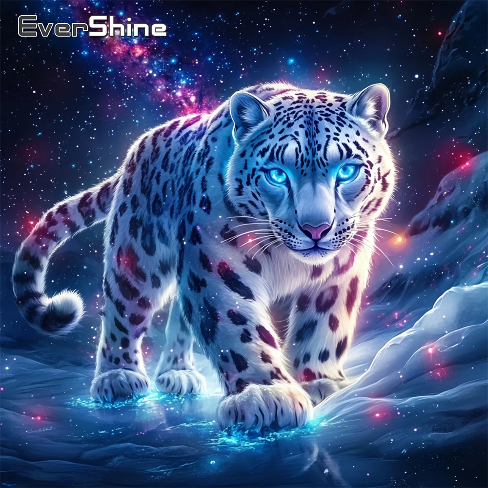 Evershine Vollquadrat Rund Diamant Mosaik Leopard Tier Acryl Bastelbedarf Diamant Malerei DIY Neuankömmling Einzigartiges Geschenk