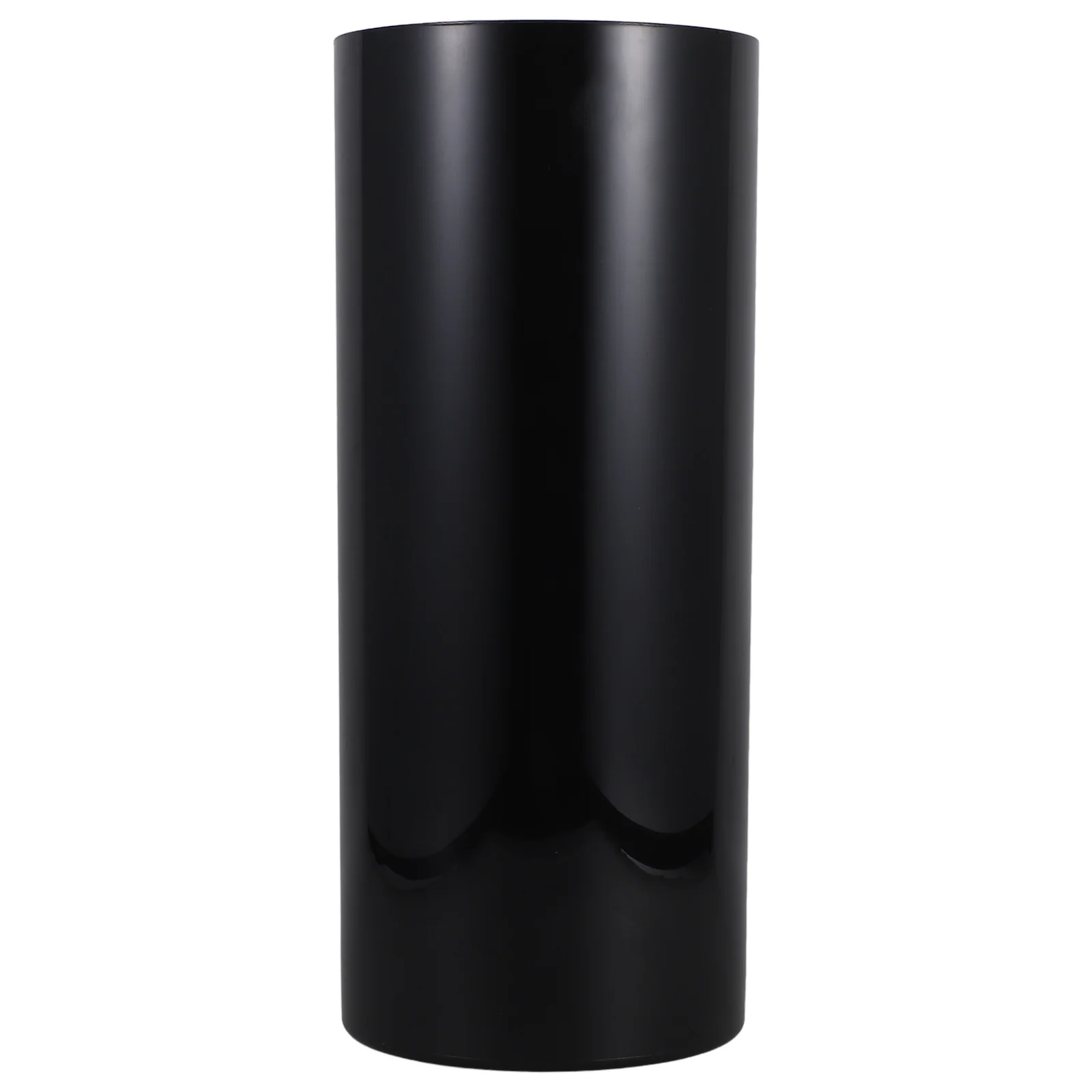 

1pc 13.76 Inch Round Umbrella Stand Waterproof Plastic Storage Bin For Entryway Home Office Hotel Portable Floor Standing