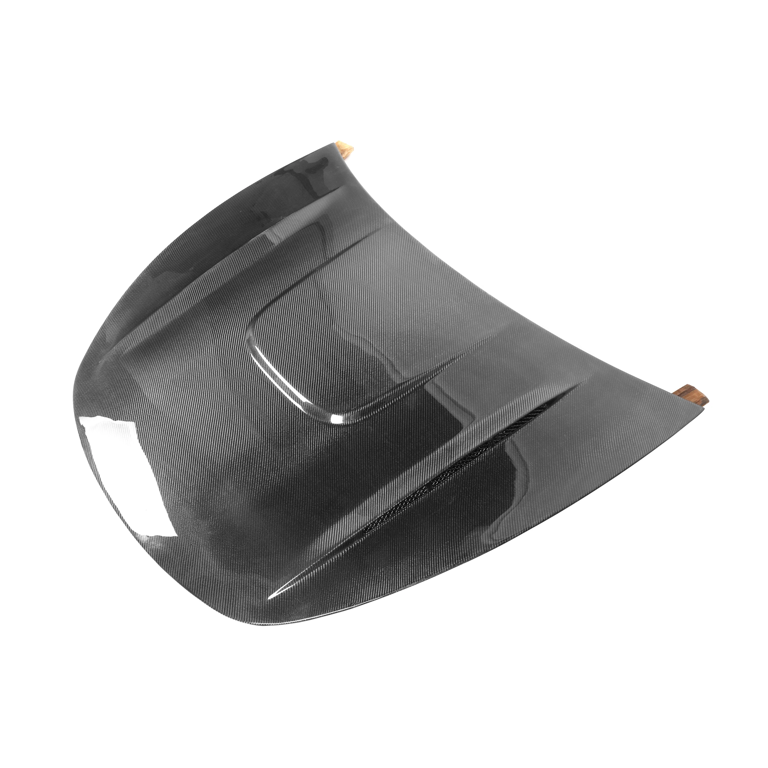 Front Hood Double Dual Side Carbon Fiber Bonnet Hood CMS Style for Model Y 2021+ Car Front Lever Machine Cover