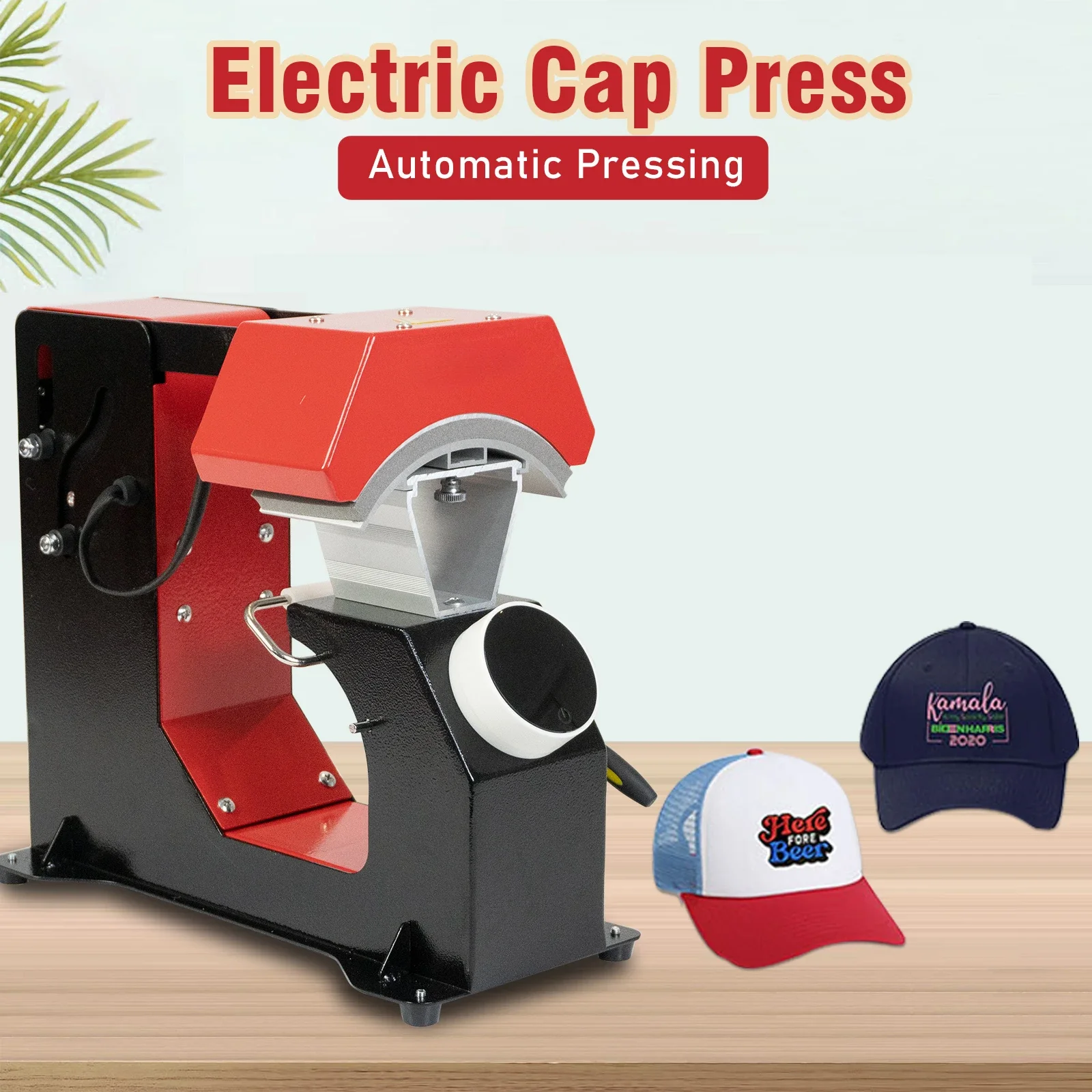 

F136 new Electric cap sublimation machine automatic hat/cap heat press 3 in 1 combo