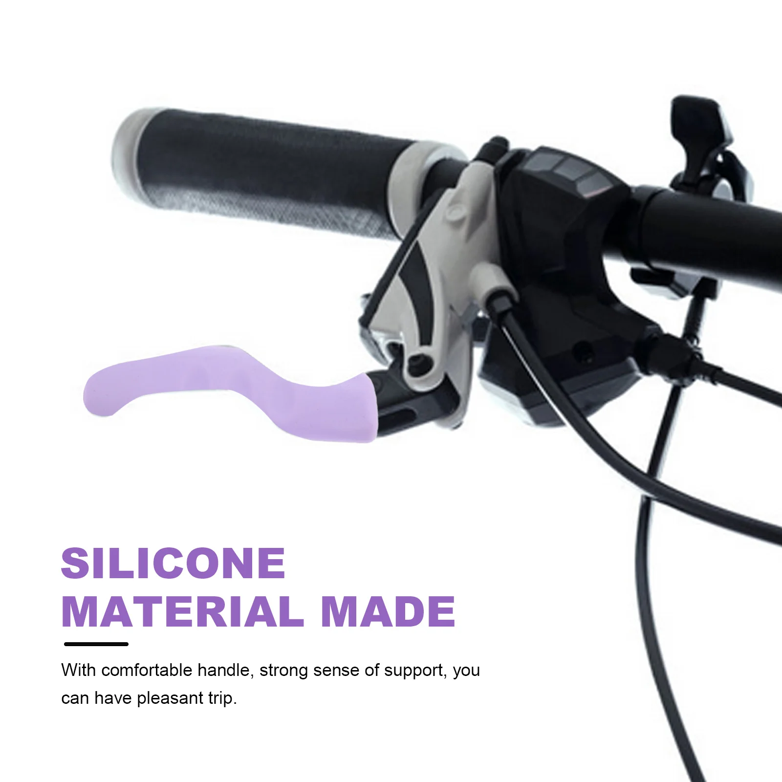

1Pair Silicone Mountain Bike Brake Grip Covers Anti-Slip Handlebar Protector Cycling Handlebar Grips Cover Outdoor Bike
