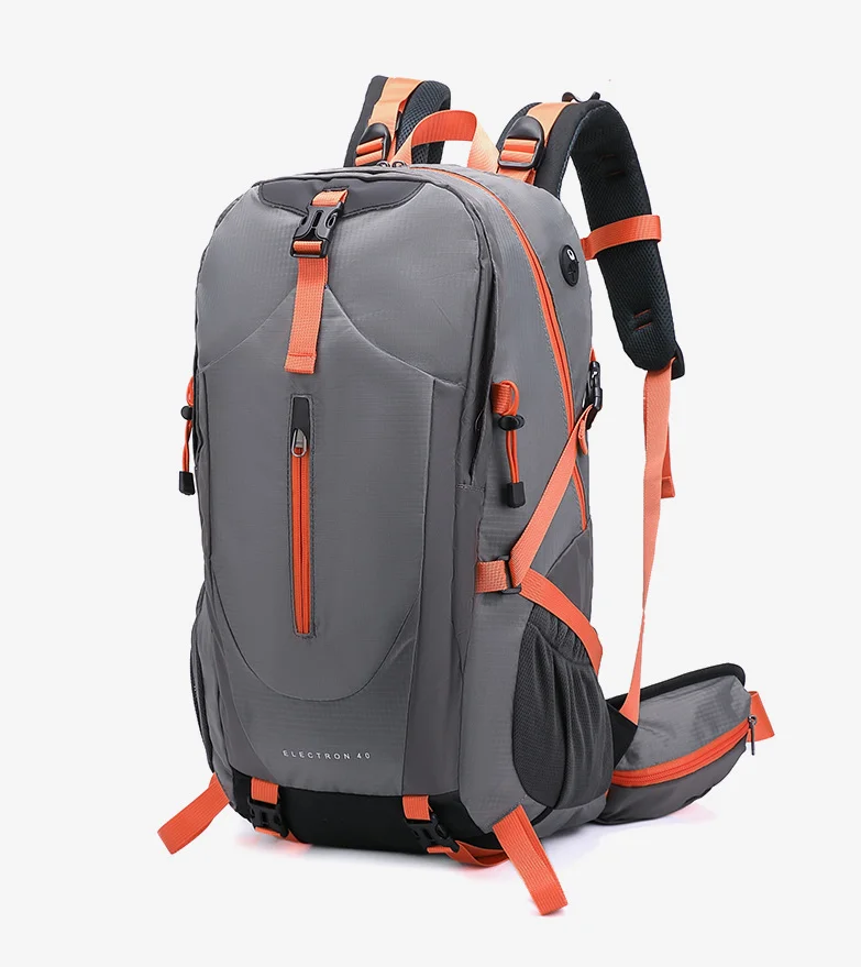 Waterproof breathable outdoor hiking backpack with built-in back support, lightweight and detachable dual shoulder bags Mochilas
