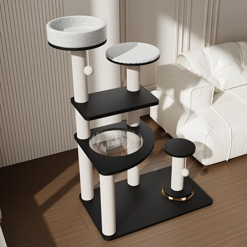 

small cat climbing frame household apartment does not occupy the cat's nest sword rope cat scratching colu