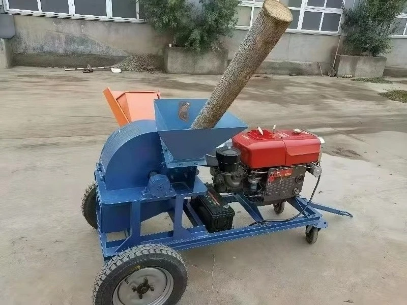 15 Horsepower Multifunctional  Engine Wet and Dry Wood Crusher Forestry Machinery for Sawdust Production Wood Crusher