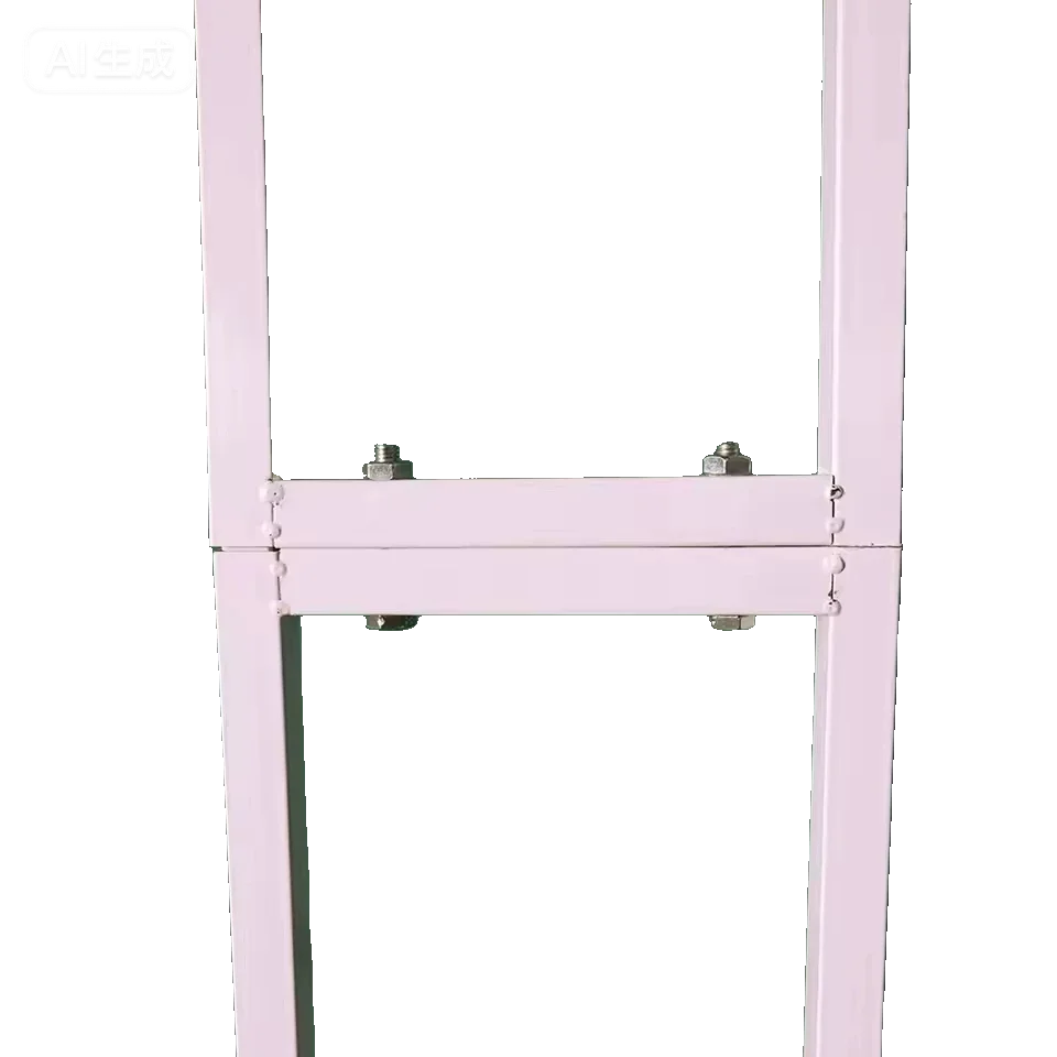 Eleganter schmiedeeiserner Hochzeitspavillon für den Außenbereich, quadratischer Metalltisch für künstliche Hochzeitsdekoration. – Detail 10