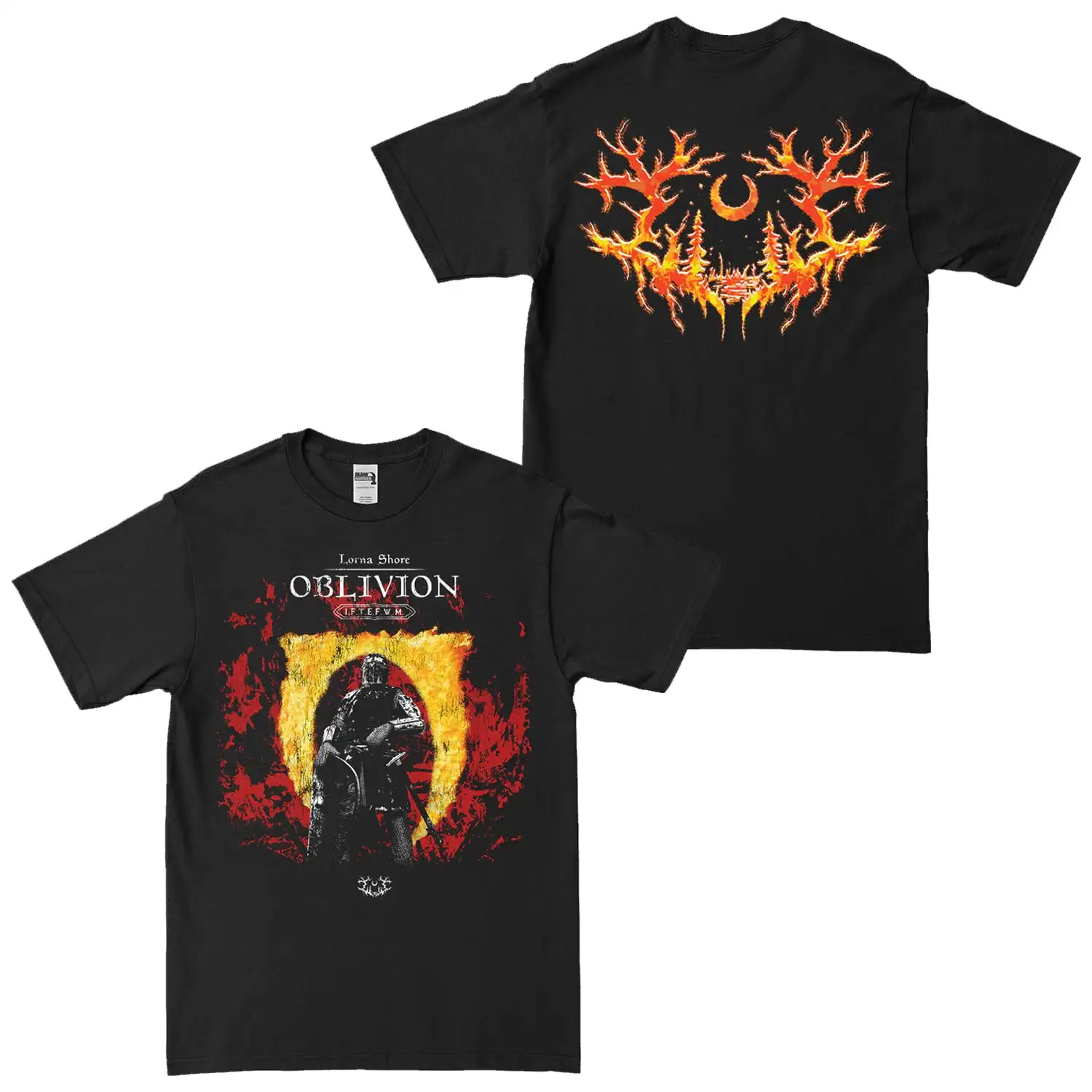Lorna Shore Band American Core Rock Band Graphic Print T-shirt Men Women Summer New Tee O-neck Cotton Loose Casual Oversized Top