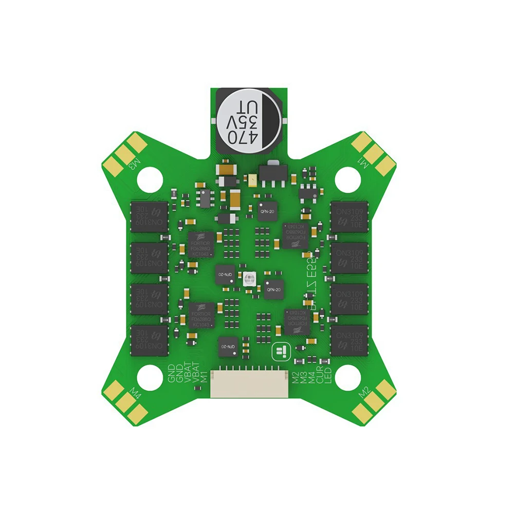 IFlight BLITZ ATF435 55A Stack BLITZ ATF435 Flight Controller with BLITZ E55S 4-IN-1 2-6S ESC for RC FPV Freestyle Racing Drone