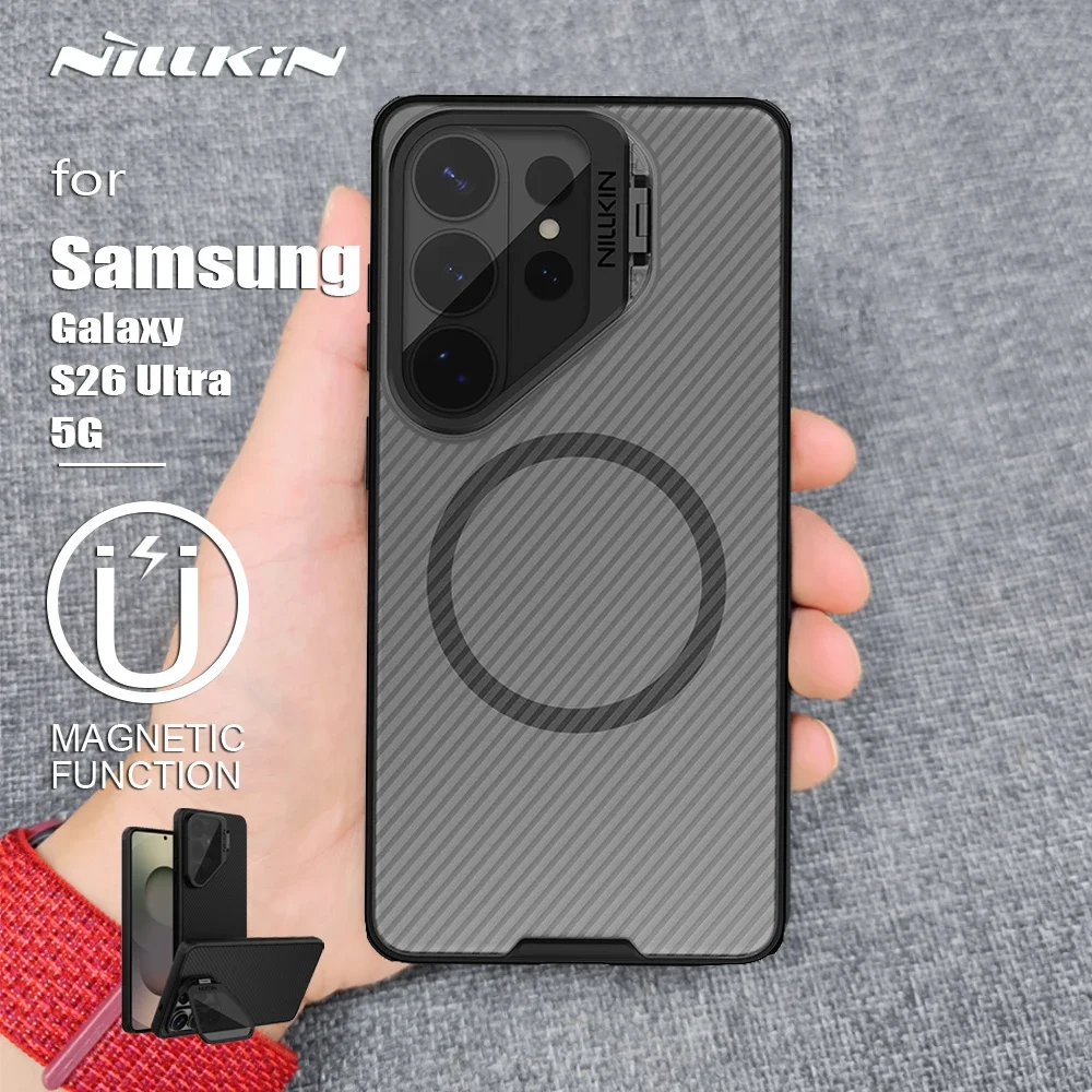 Etui Nillkin Camshield Prop Magnetic Adapt Lens 360 do Samsung Galaxy S26 Ultra 5G, ochrona obiektywu, pełna ochrona tyłu telefonu. — zdjęcie produktu 2