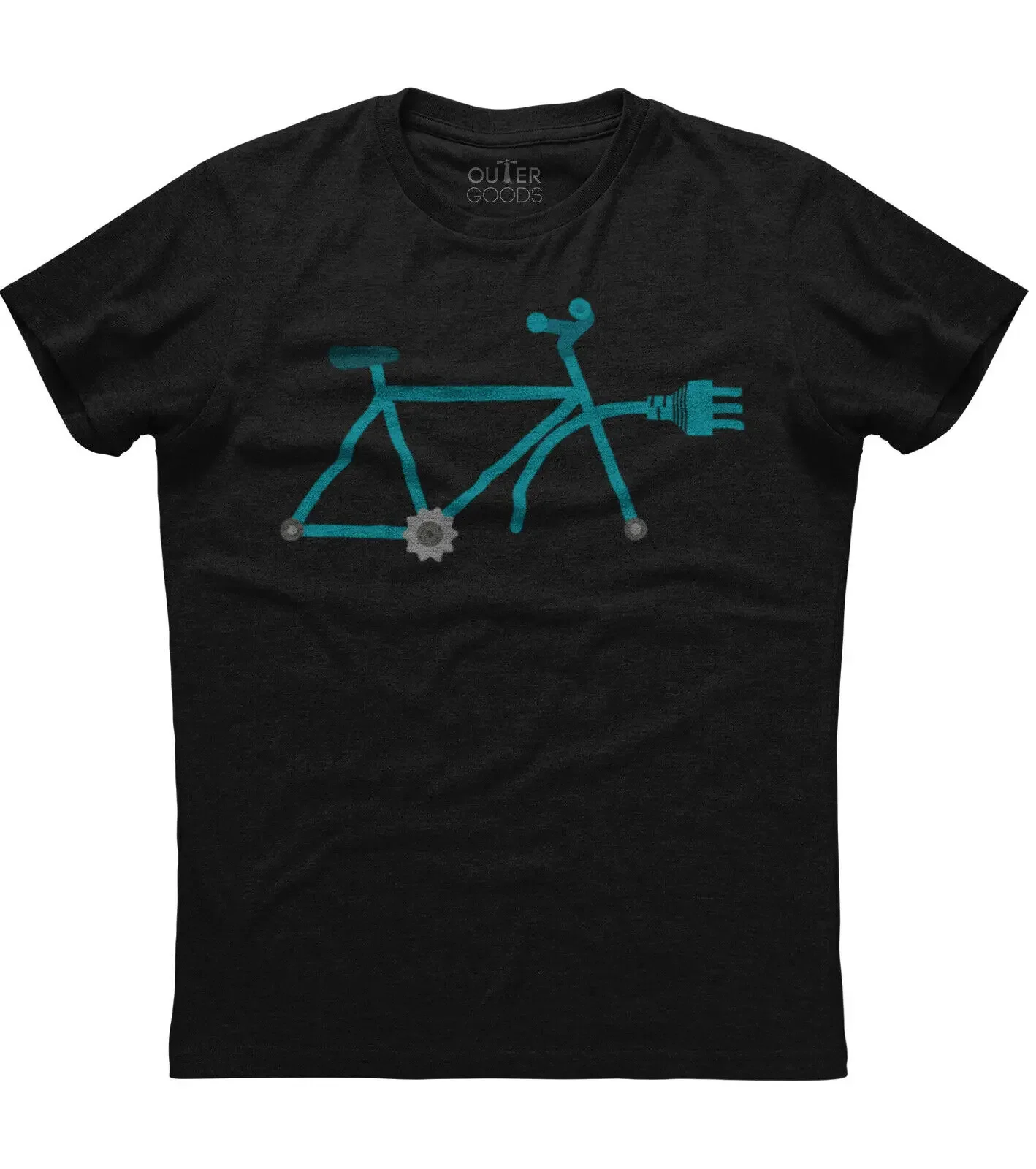 Ebike Electric Bike Funny Simple Style Graphic Printed T-Shirt. Summer Cotton O-Neck Short Sleeve Mens T Shirt New S-3XL