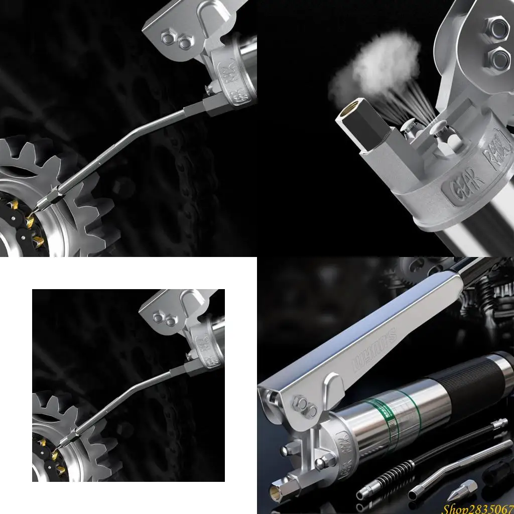 

Oiling Tool Manual Double Lever Car Repair Oiling Tool Butter GunsGreaseGun 831F