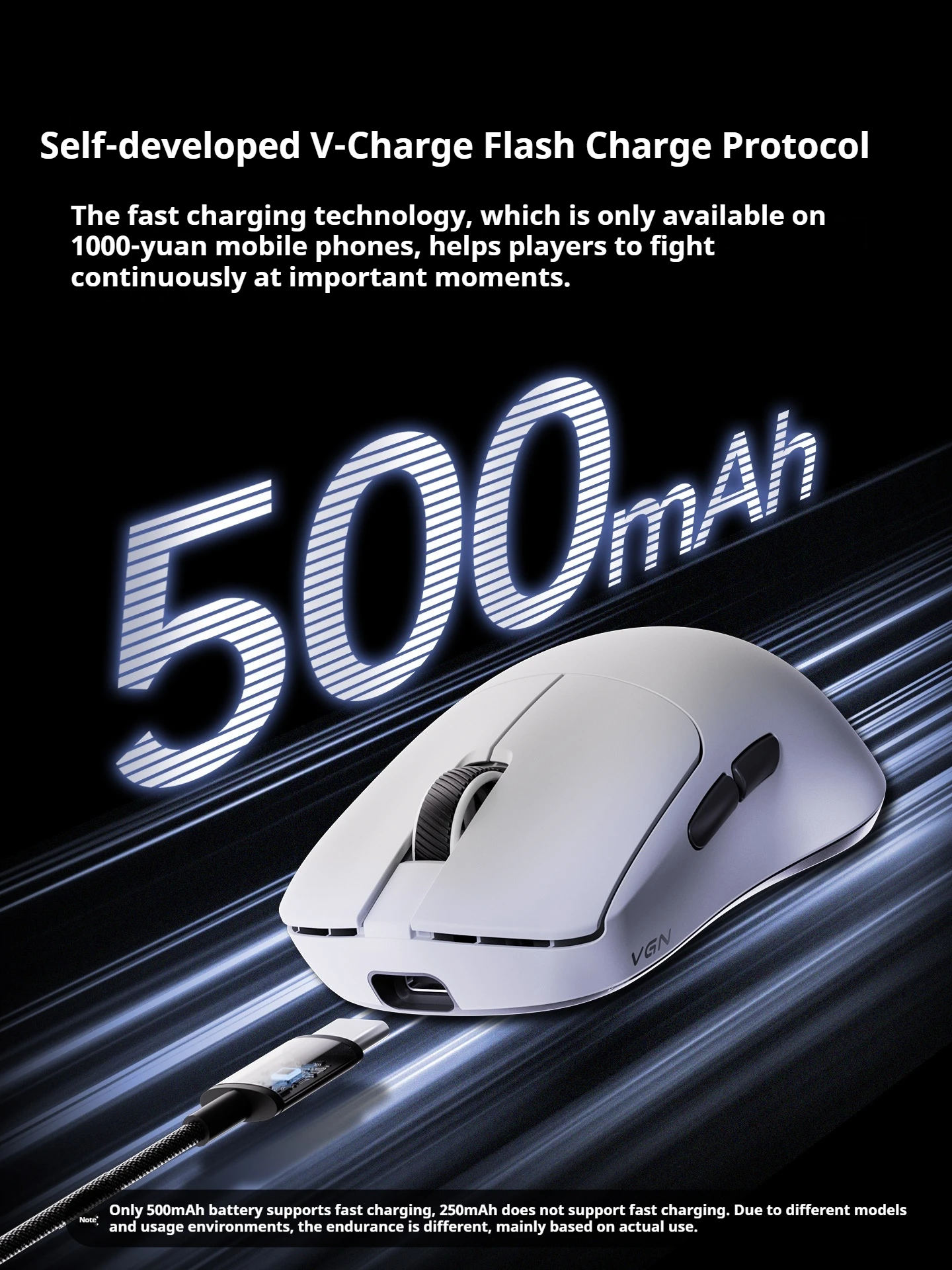 Vgn Feilong Y2 Ultra Dual 8k Ultra-Lightweight Wireless Bluetooth Three-Mode Mouse Game Esports Office Boyfriend Gift