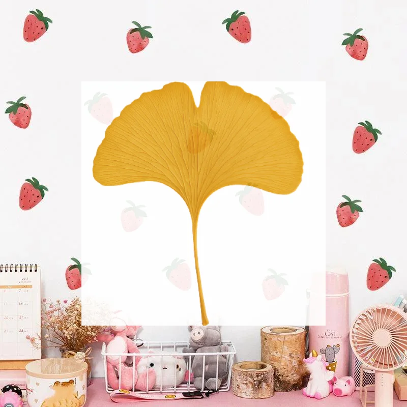 1PC Cute Berry Self Adhesive Wall Stickers Simple And Sweet Room Bedroom Background Wall Decoration Stickers