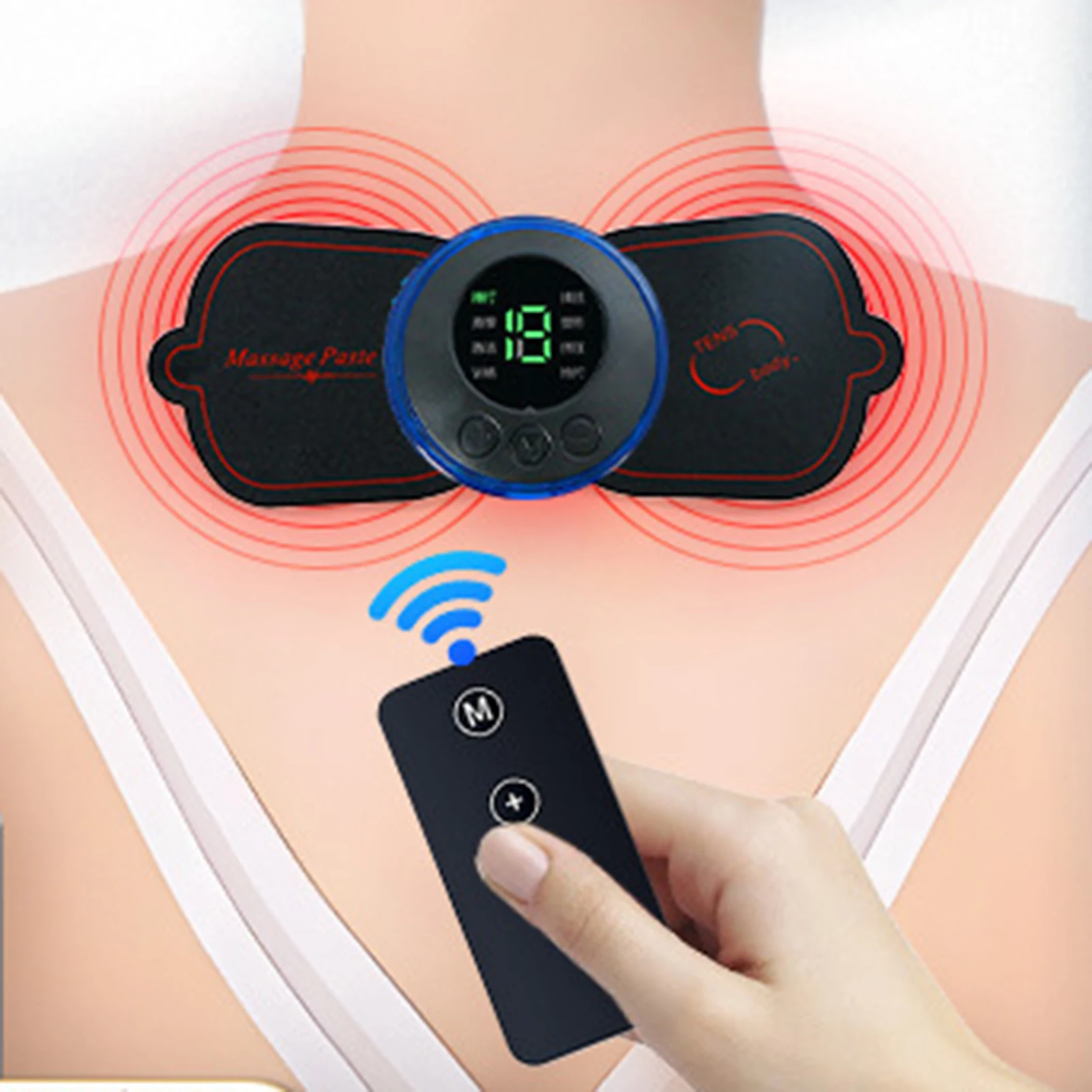 Electric Foot Massager Pad Electrostimulator Massage Mat EMS Muscle Massager Relax Feet Massage Fitness Masajeador USB Charging