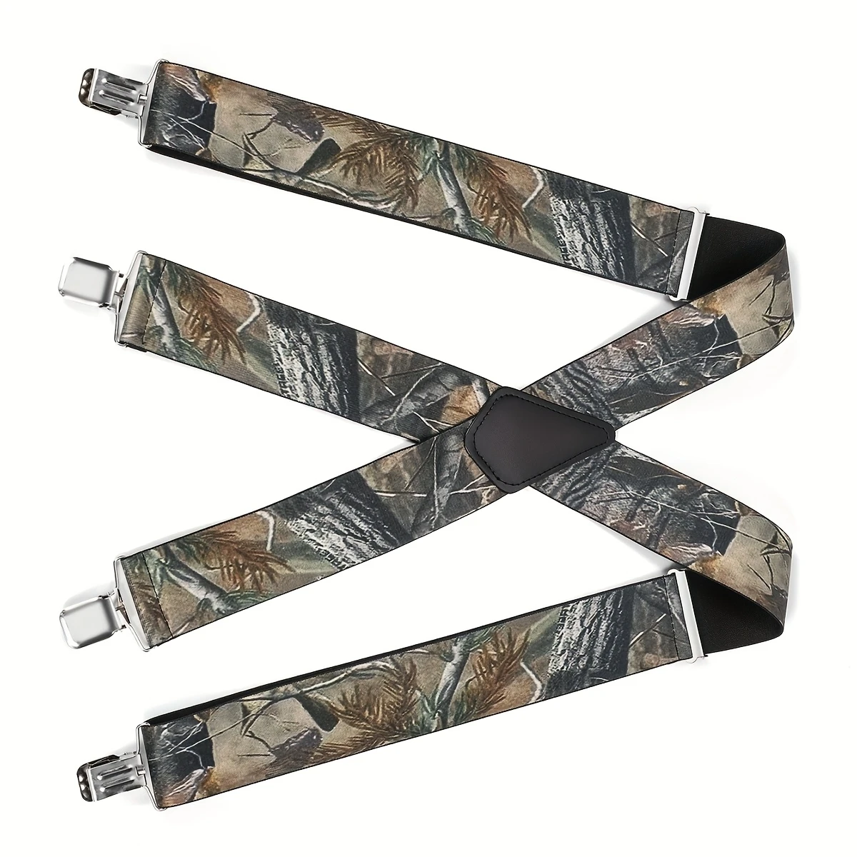 قميص بدلة رجالي بأربعة مشابك وحمالات بنمط مموه عميق مضادة للانزلاق