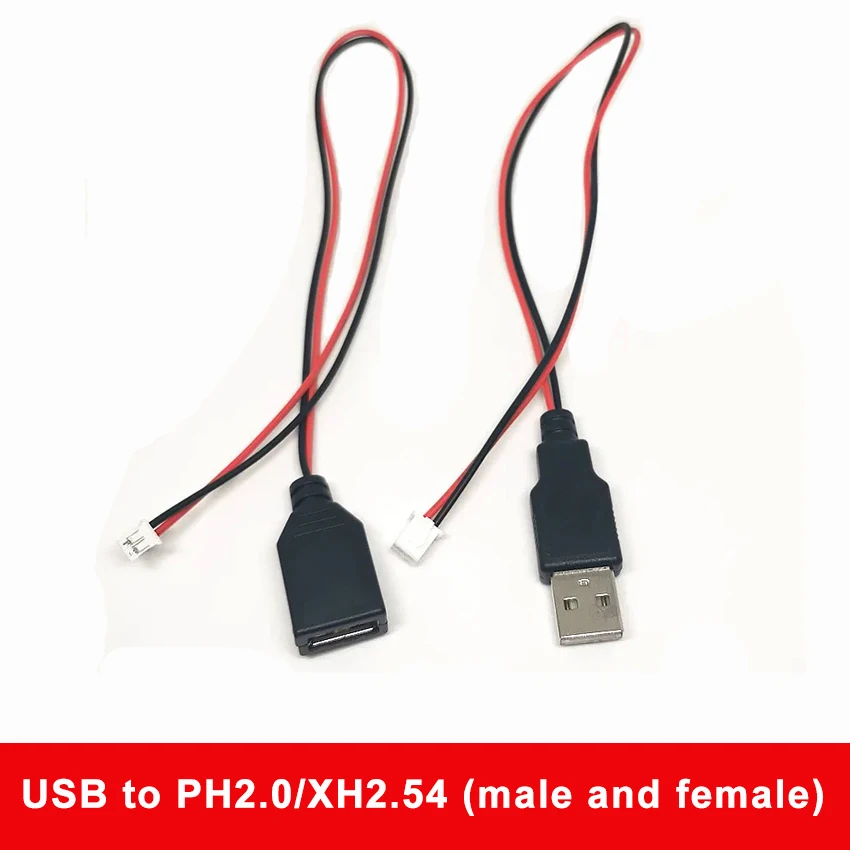 

0.3m 5V USB Power Supply Cable 2 Pin USB 2.0 A Female male 4 pin wire Jack Charger charging Cord Extension Connector DIY