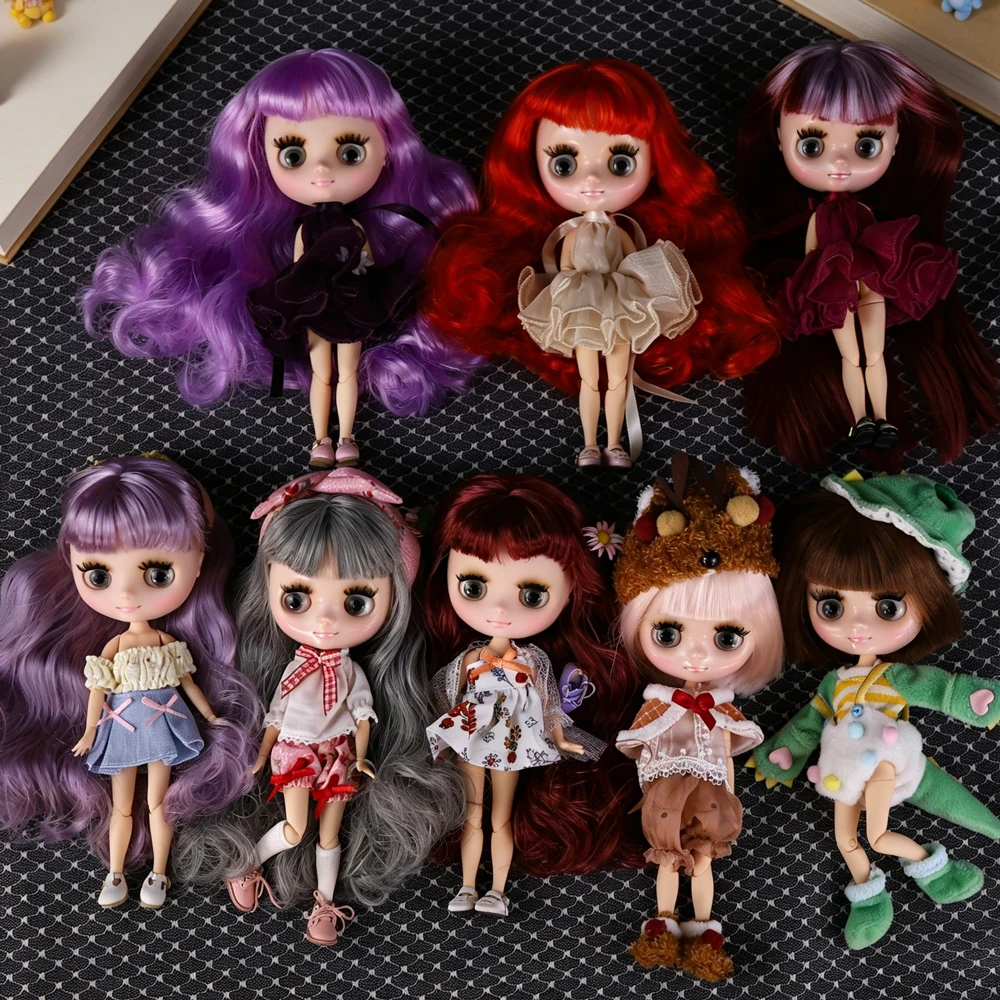 ICY DBS Blyth Middie Doll Joint Body 20CM Extra Two Hand Cute Anime Toy Girl Gift, Doll as shown in the picture