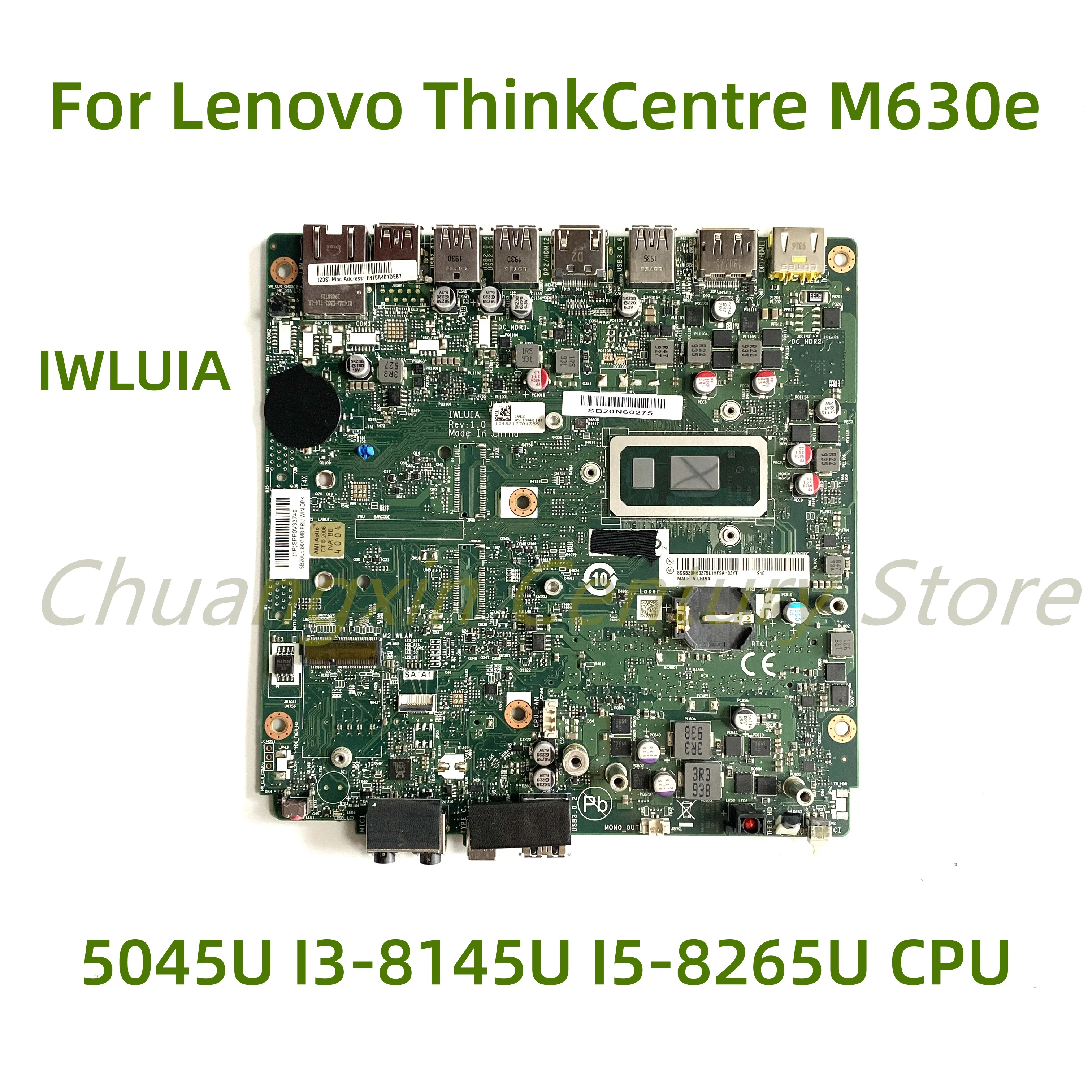 Suitable for Lenovo ThinkCentre M630e desktop computer motherboard IWLUIA CPU: 5045U I3-8145U I5-8265U 100% Tested Fully Work