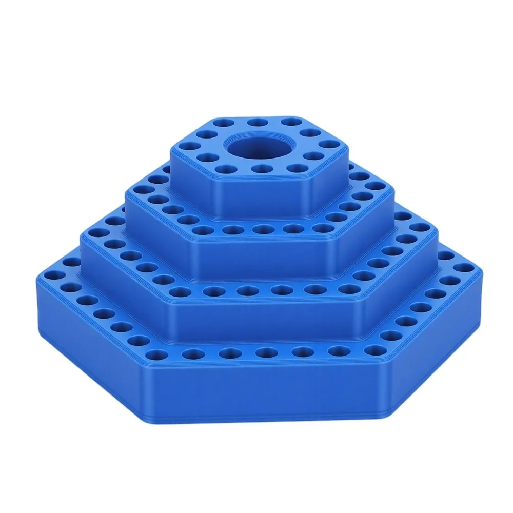 Practical 103 Holes Bit Storage Holder Ladder Shaped Compact Screwdriver Organizer Drill Storage Box Professionals