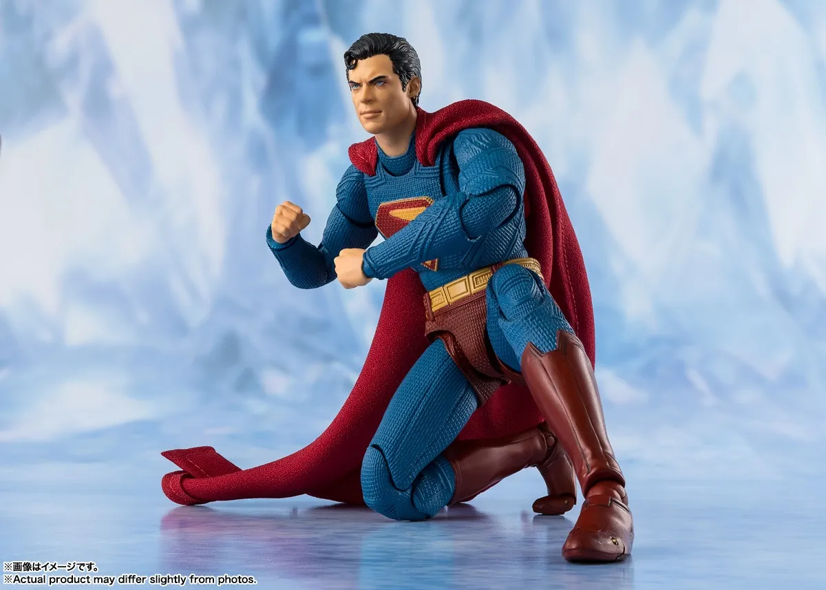

В наличии Оригинальная фигурка BANDAI SHFiguarts Супермен, аниме-модель, коллекционная игрушка