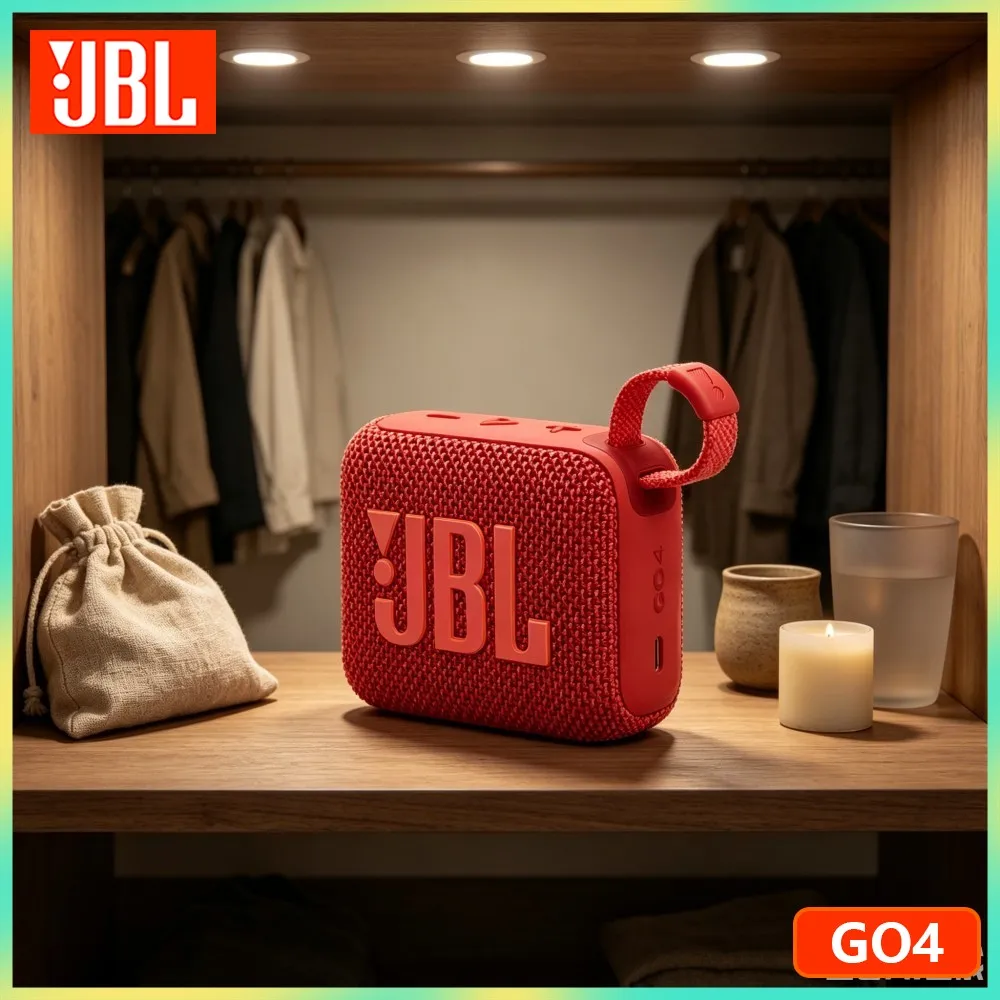 Lawn River Crisp Tone JBL GO4 Wireless Speaker RGB Handsfree IP67 Waterproof Hiking Terrace Bass For Cell Tablet PC