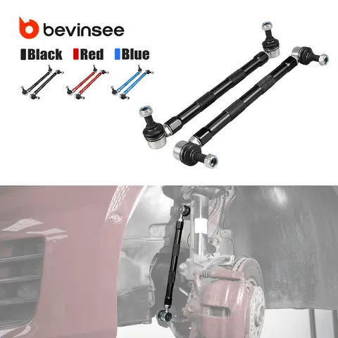 BEVINSEE 전면 안티 롤 바 링크 조정 가능 VW 골프 7 GTI 골프 MK5 / 6 Jetta MK6 / MK7 / MK5, Audi A3 8V S3 8V TT 8J
