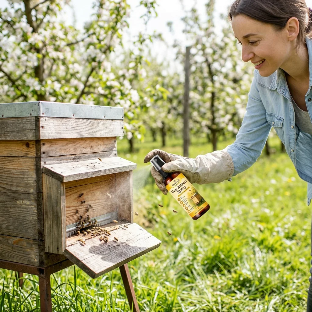 Bees Attract Spray Natural Bees Swarm Lure Pheromones Attractant for Beekeeping Fast Effective Bees Bait Lure Spray Guide Wild