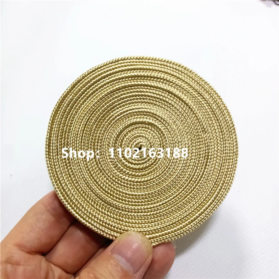 

4/5/6/7/8/9/10m Gold Rope Ito Sageo For Real Tanto Wakizashi Knife Japanese Katana Samurai Sword Tsuka Handle Fittings New