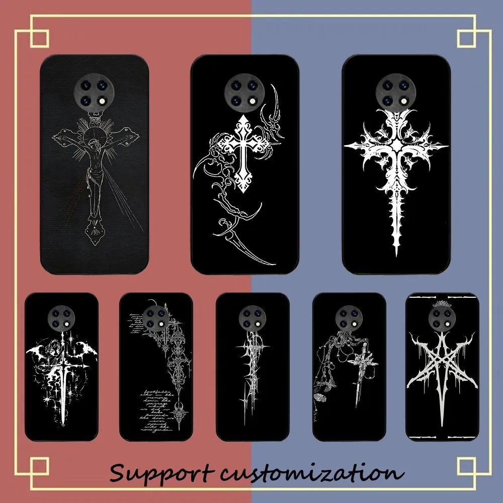 Cyber Sigil Cross Phone Case For Redmi Note 4 X 5 A 6 7 8 T 9 9S 10 11 11S 11Epro Poco M3 Pro