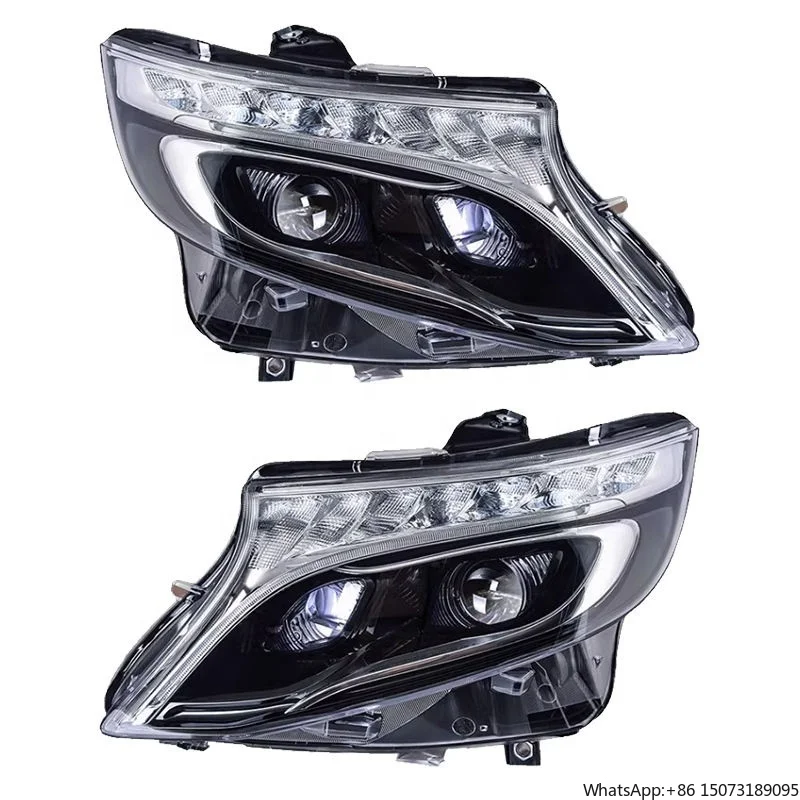 

For Vito W447 Led Headlight 2014 2015 2016 2017 2018 2019 2020 2021 VITO V260 V250 Head Lights Car Accessories