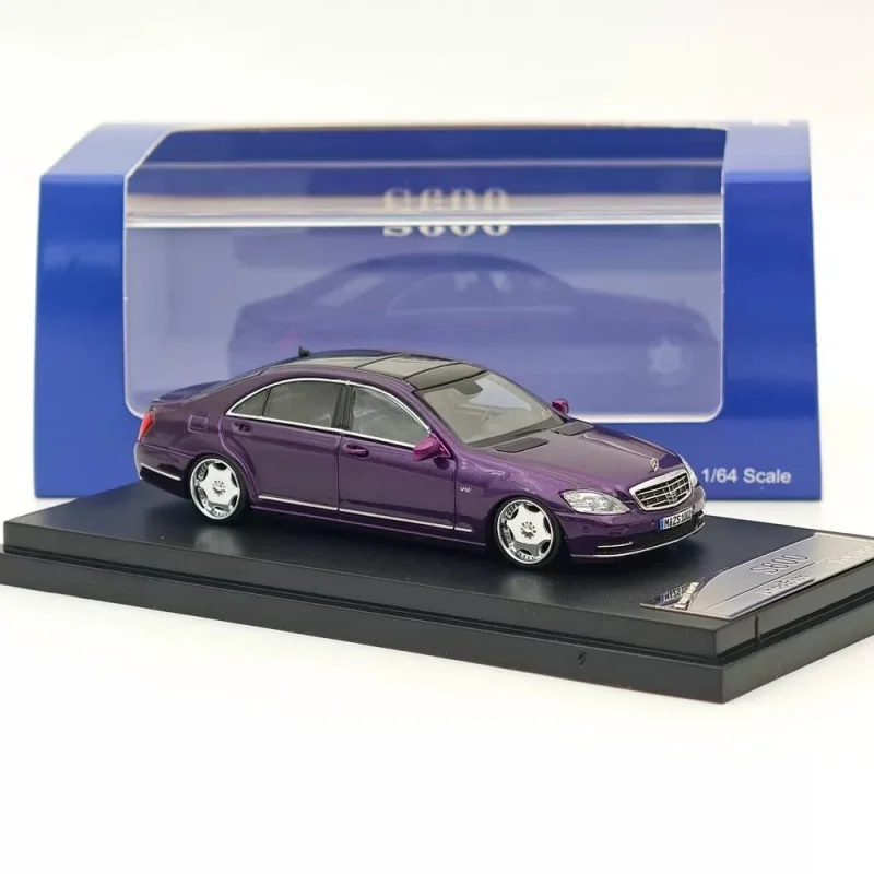 Street Weapon 1/64 Mercedes-Benz S-Class W221 S600L alloy car model