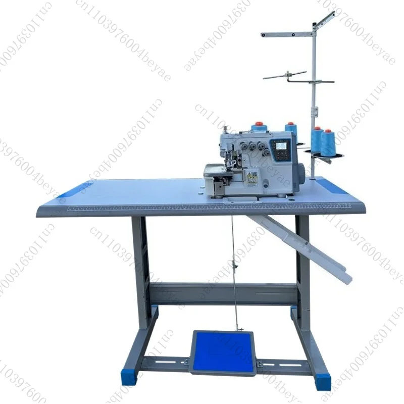 Brand new fully automatic four-wire edge scraping machine, stepper automatic wire trimming and presser foot lifting, three-wire