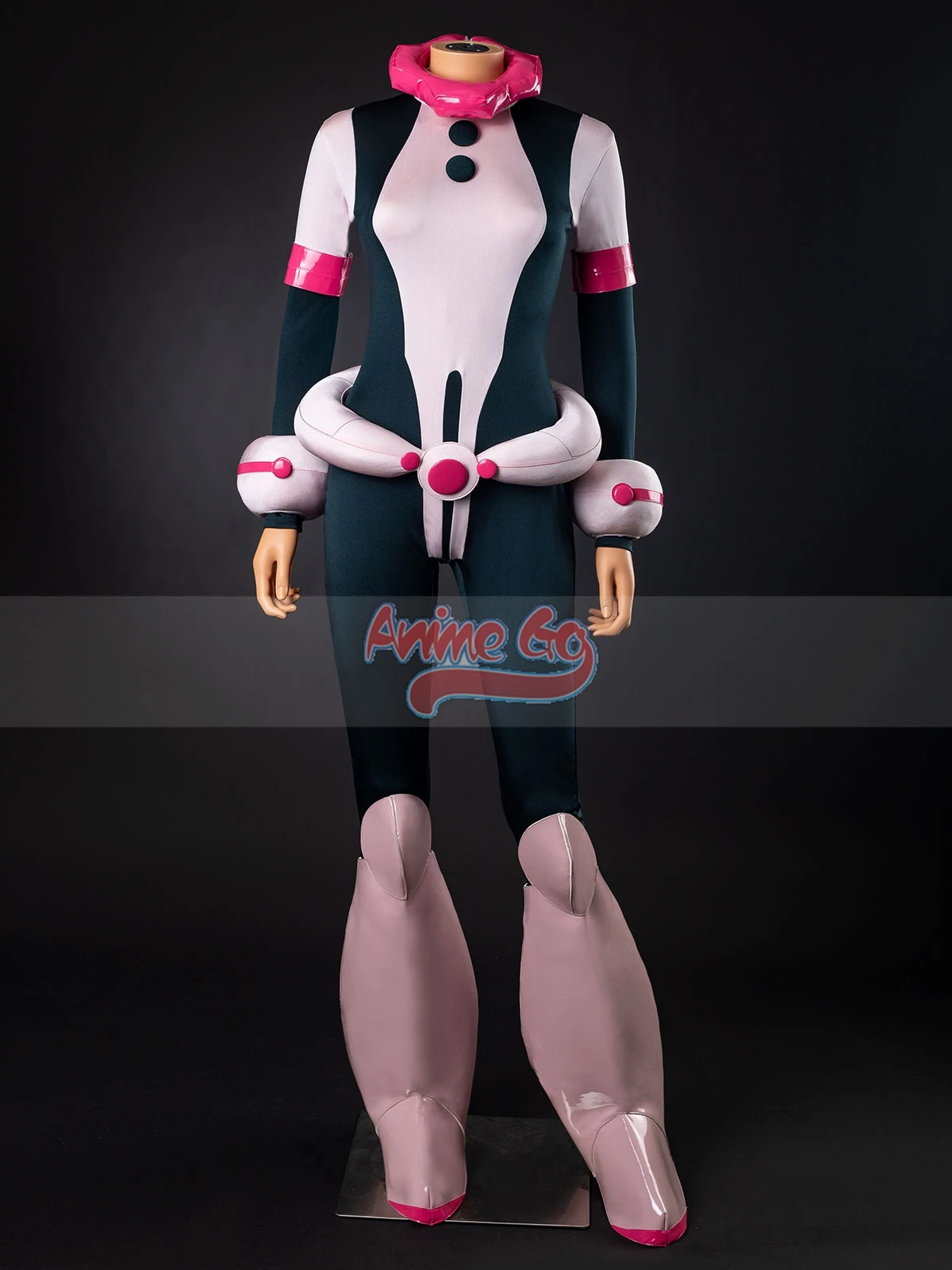 

Anime Ochaco Uraraka Cosplay Costume Jumpsuit Women Girls Halloween Role Play Outfit