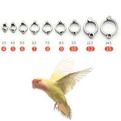 3.5mm-14.5mm Parrot Leg Ring Bird Flying Rope Foot Ring Outdoor Accessories for control bird flying outdoor
