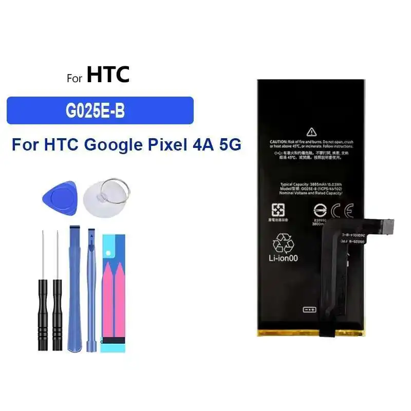 G025E-B Replacement Battery For HTC Google Pixel 4A 5G