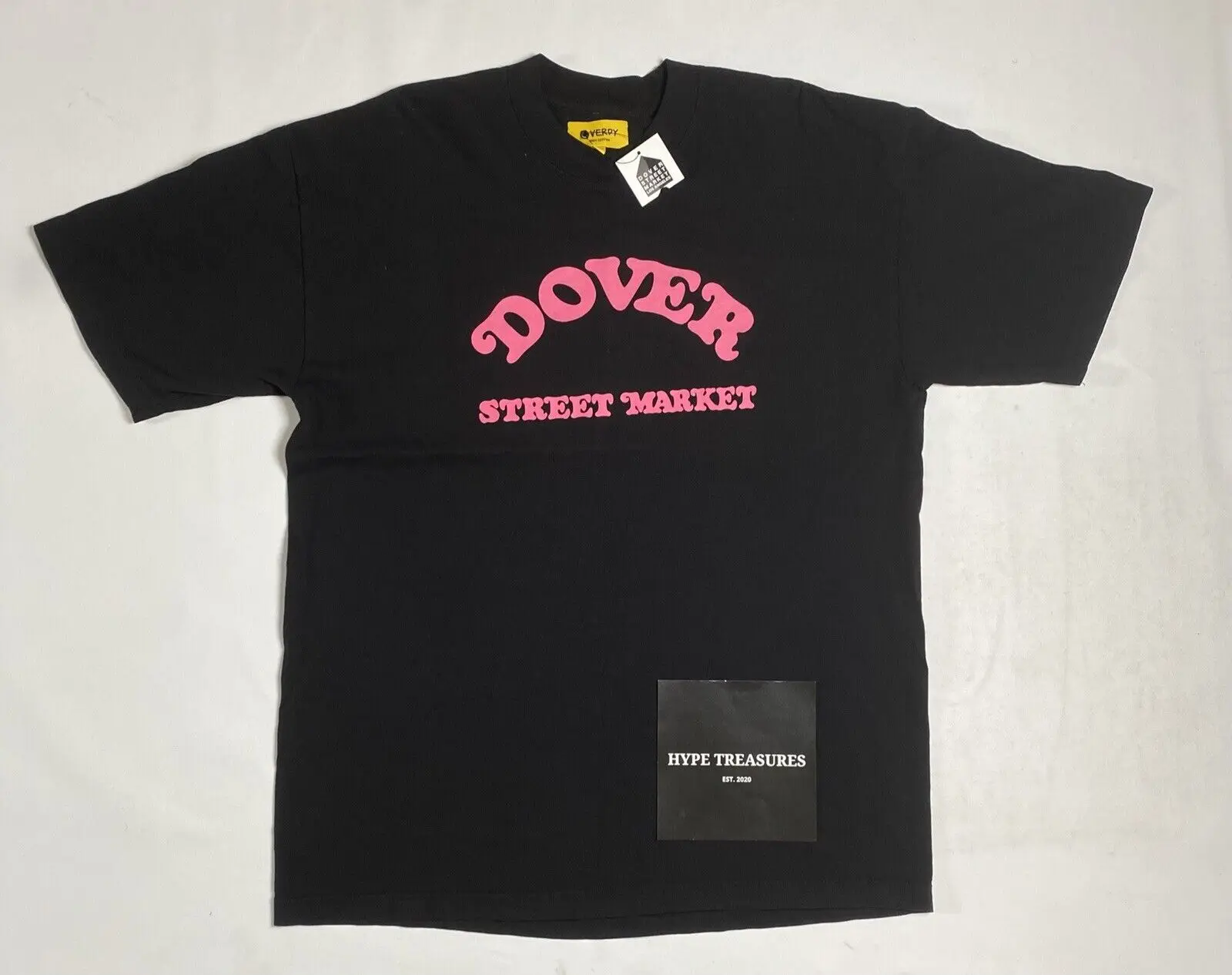 Verdy X dover street market LA Exclusive T shirt Black Large HYPETREASURES