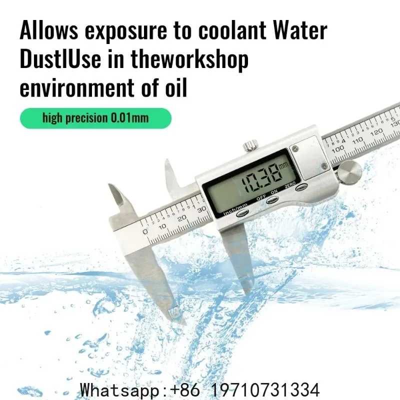 Digital Vernier Caliper Stainless Steel Caliper 0-150MM 6 Inch 0.01mm Digital Display Electronic Ruler Length Measuring Diy Tool