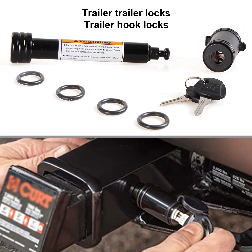 Carbon Steel Trailer Hitch Lock Anti-lost Dustproof Anti-corrosive Pin