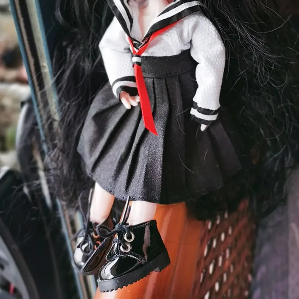 Sweet 4.5cm BJD Doll Shoes 1/6 30cm Doll DIY Chubby Shoes Replace Handmade Changing Accessories Cotton Doll
