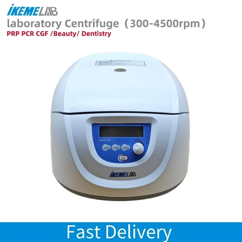 IKEME Centrifuge DM0412P PRP PCR CGF Centrifuge Slow Speed 300-4500rpm For Tube 15ml*8 10ml*12 Laboratory Beauty Dentistry Hot