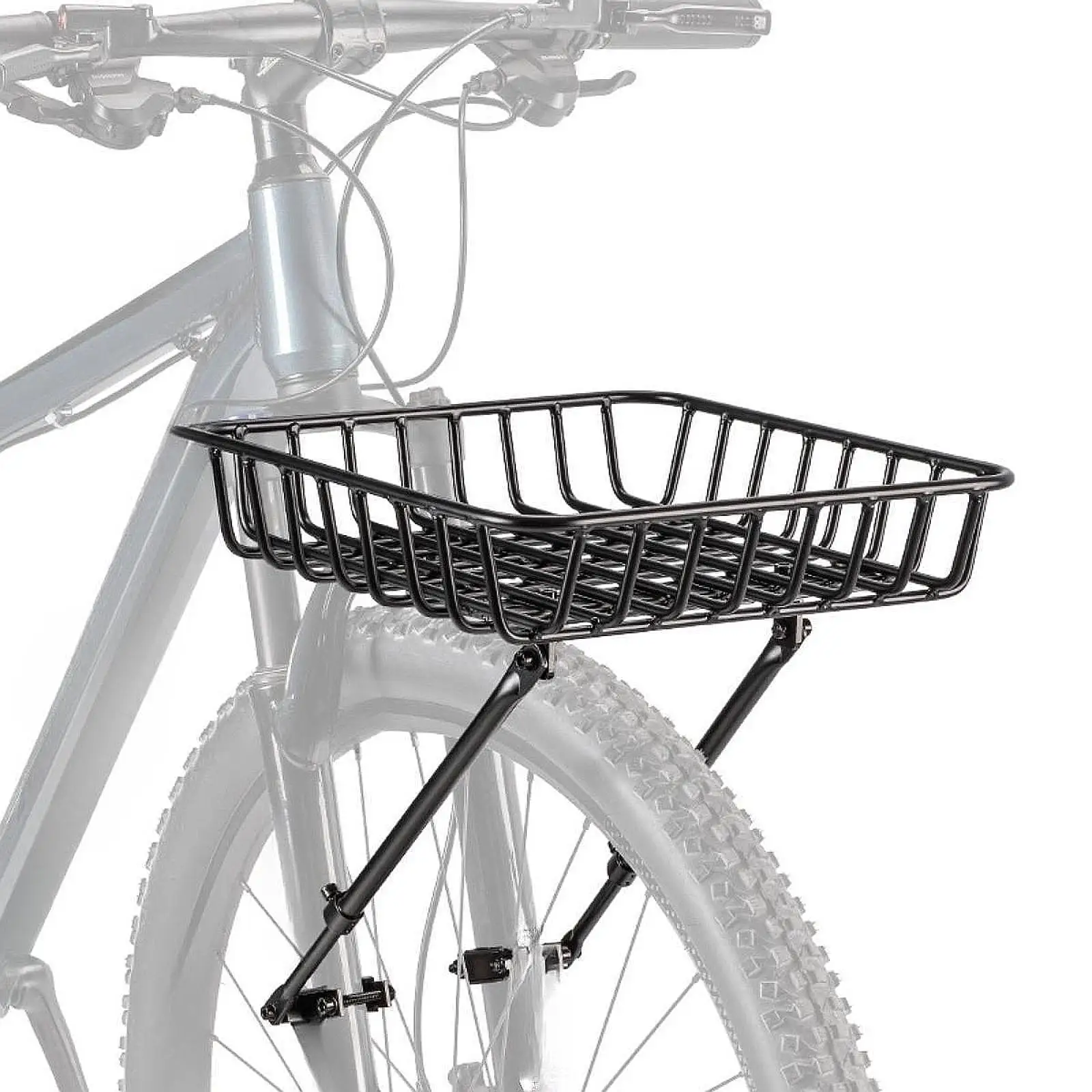

Bike Front Basket Luggage Package Rack Pets Basket Sundries Organizer Metal Bicycle Storage Basket for Outdoor Cycling Road Bike