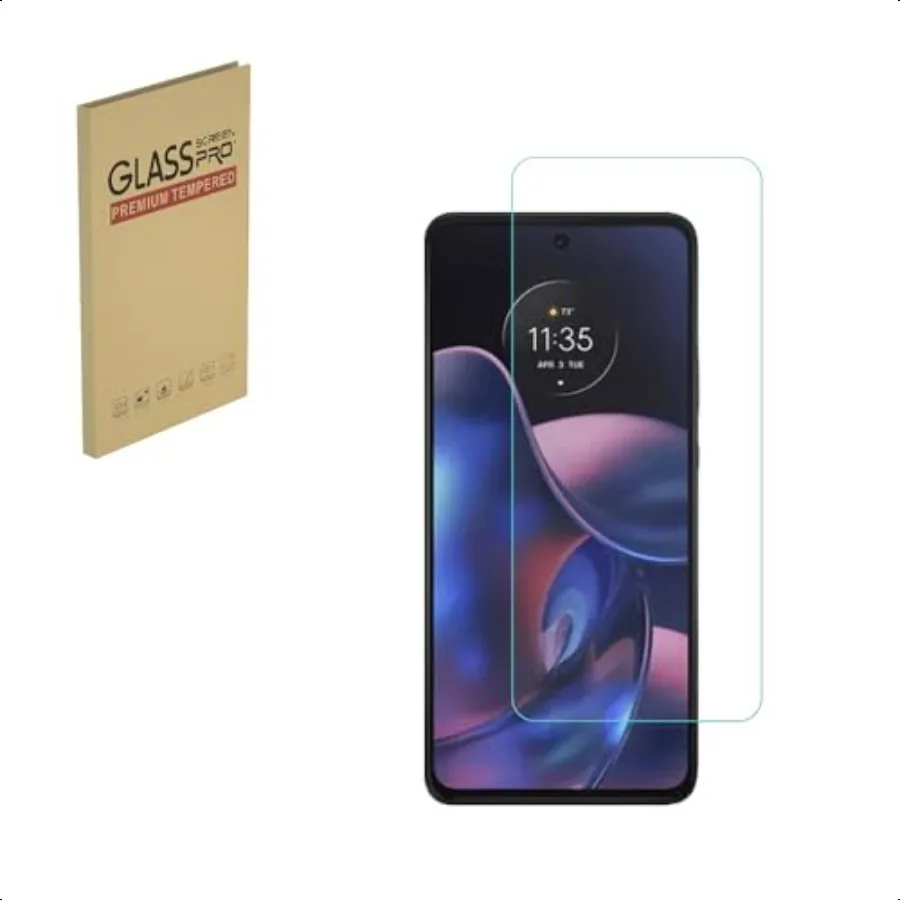 Защитная пленка для экрана Motorola Moto Edge 2022, цельная защитная пленка из закаленного стекла HD 9H Hardn, противоскользящий чехол Frien