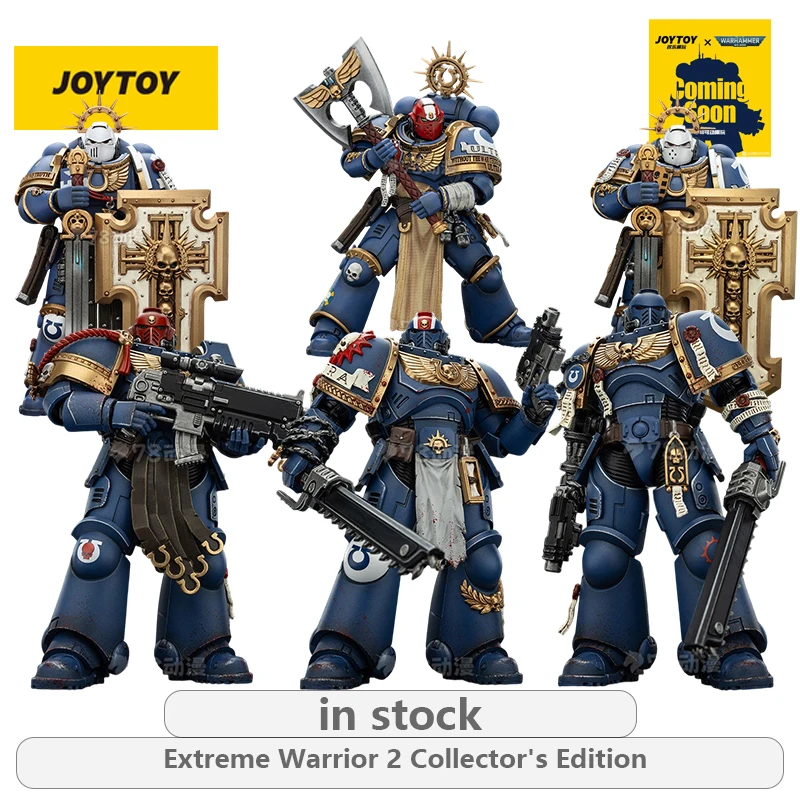 

JOYTOY Original Warhammer 40k Ultramarines SM2 Collector's Edition Series Titus\Titus (Victory Crown) Action Figure Model Toys