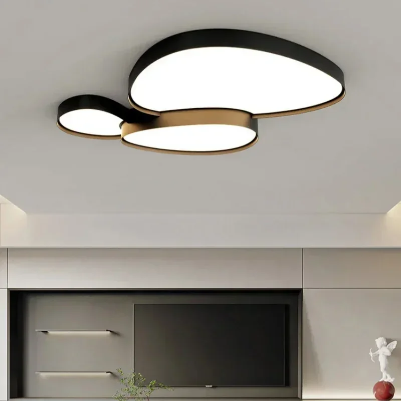 

Modern Cobblestone LED Ceiling Lamp for Living Room Bedroom Kitchen Cabinets Balcony Home Decor Simple Luxury Lighting