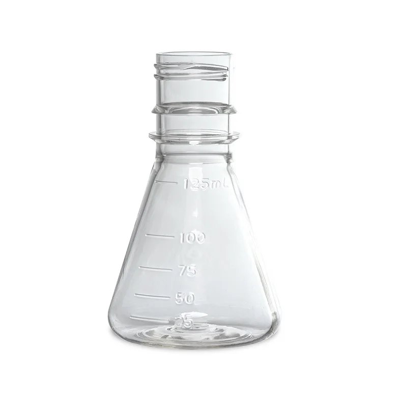 LABSELECT Triangle cell culture bottle, Sealing cover, Polycarbonate material, 125ml Erlenmeyer Flask, 17121