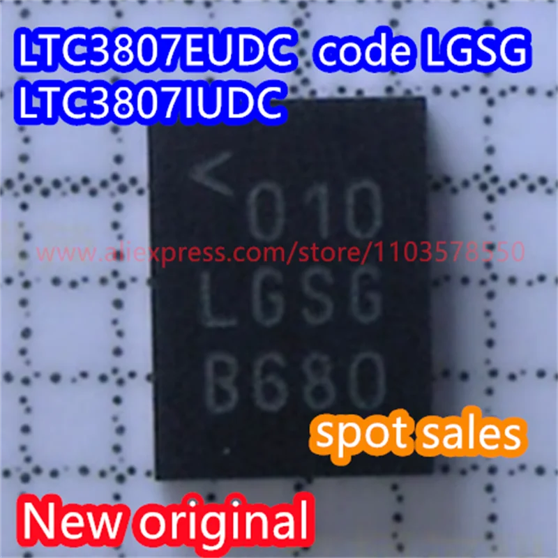 2PCS 100% Brand new original LTC3807EUDC LTC3807IUDC LTC3807 code LGSG patch QFN temperature control chip IC