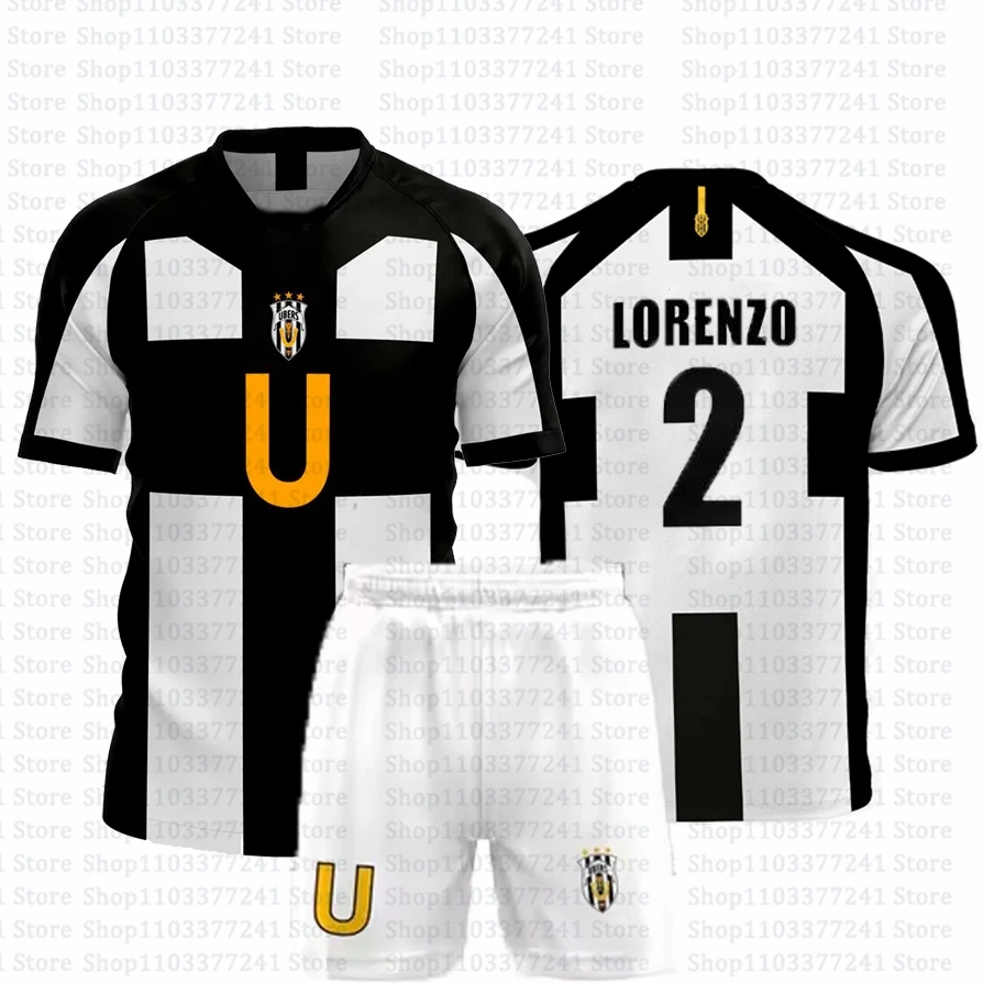 

Blue Lock Ubers Football Jersey Set 2025 New 3D Print Unisex Anime T-Shirt Shorts Set Summer Men/Women Sport Soccer Tees Outfits