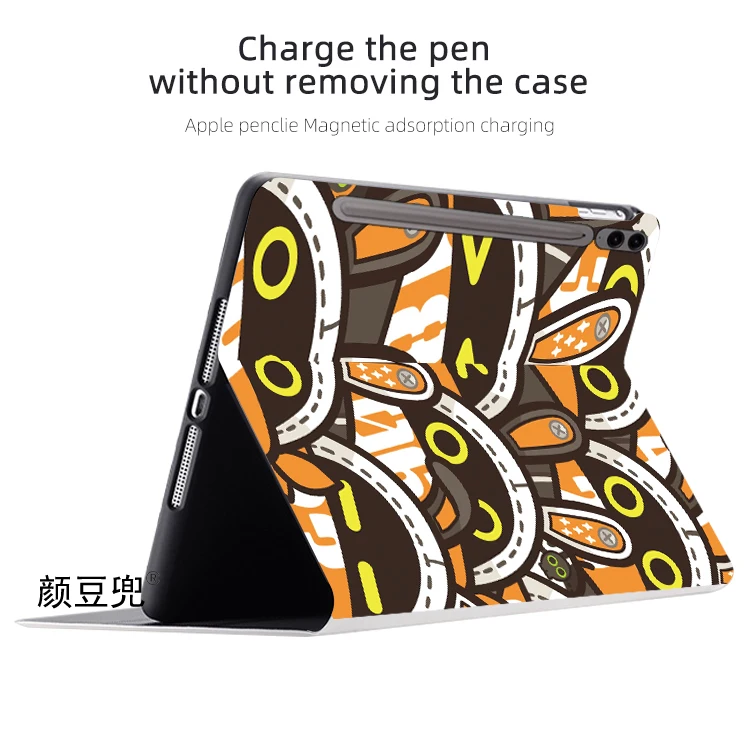 Bangboo Zenless Zone Zero Anim For Samsung Galaxy Tab S10 FE plus  S9 FE PLUS Case S7 S8 Plus Tri-fold stand Cover Galaxy tab s6